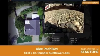 Sunflower Labs CEO Alex Pachikov demos how sensors & drones create new awareness in home security