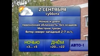 Погода 02, 03, 04, 05 сентября