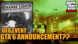 GTA 5 Online Upcoming UFO Event That Could End With GTA 6 announcement
