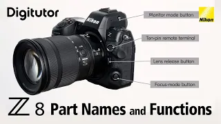 Z 8 #1 First contact: Names and functions of camera parts | Digitutor