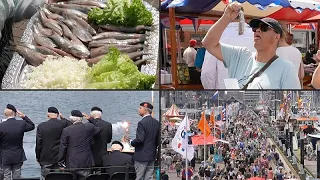 Netherlands marks the return of famous herring festival in The Hague