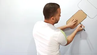 With a piece of cardboard, draw yourself the best 3D decoration