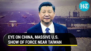 In warning to Xi, U.S. deploys 3 aircraft carrier strike groups in China's backyard I Explained