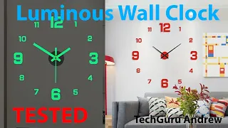 Luminous Wall Clock