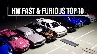 Lamley Showcase: Top 10 Hot Wheels Fast & Furious Cars for Non-Fast & Furious Collectors