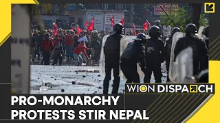Pro-monarchy protests stir Nepal calling abolishment of Republic | WIONDispatch