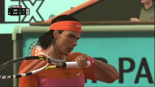 Roland Garros - Novak Djokovic vs Rafael Nadal - PS3 Gameplay [Expert] [Top Spin 4]