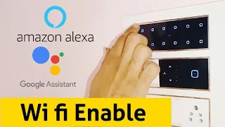 Elisto Wi fi Modular Smart Touch Switches | Alexa and google Assistant Enabled