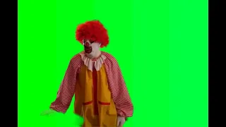 Ronald Mcdonald Commercial / Clown RAGE - Green Screen