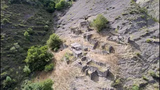 Нижнее Ажучи. Аул призрак. В долине тиндалов в Дагестане.