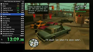 Marc Rützou - GTA San Andreas PlayStation 2 World Record Speedrun - Los Santos 1:37:25