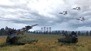Russian SU-57 5th-Generation Fighters Was Mercilessly Destroyed at Kherson - Arma 3