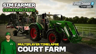 TAKING ON MORE CONTRACTS!! Sim Farmer Contracting On Court Farm Farming Simulator 22 Timelapse