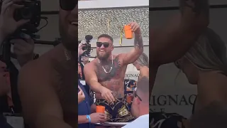 McGregor partying in Ibiza