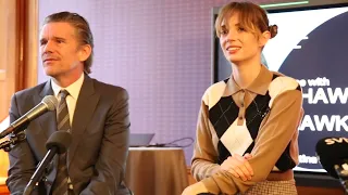 Ethan Hawke & Maya Hawke press conference Stockholm Film Festival