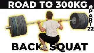 200kg/440lbs 5 reps for 3 set's | Road to 300kg Back Squat | Part 22