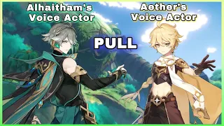 Aether's Voice Actor Pulls for Alhaitham (With Alhaitham's Voice Actor)