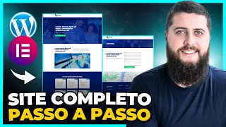 Como Criar um SITE COMPLETO com Várias Páginas | WordPress + Elementor Grátis