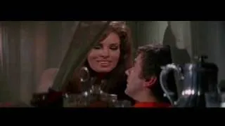 Bedazzled Racquel Welch scene with Dudley Moore