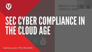 SEC Cyber Compliance in the Cloud Age
