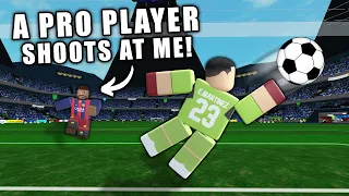 I Took 40 SHOTS from a PRO PLAYER! (5000+ goals) in TPS: Ultimate Soccer!