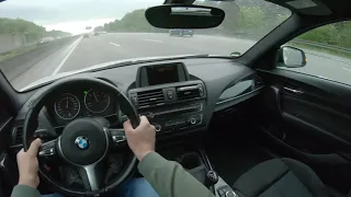 BMW 116i M (F20) POV on German Autobahn: High-Speed Thrills and Driving Excitement!