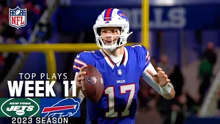 Buffalo Bills Top Plays vs. New York Jets In Week 11 Of The 2023 NFL Regular Season