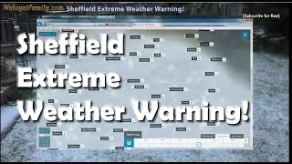 "Beast From the East" Sheffield UK Extreme Snow Winter Weather Warning 2018!