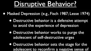 Depression in Children and Adolescents - Part 1