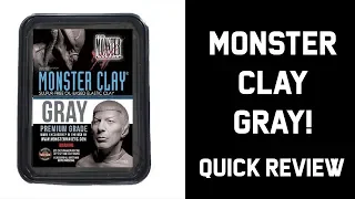 Monster Clay Gray - Same Great Clay, Brand New Colour!