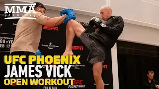 UFC Phoenix: James Vick Open Workout Highlights - MMA Fighting