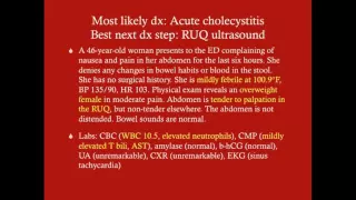 Acute Gallbladder - CRASH! Medical Review Series