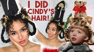 I RECREATED CINDY LOU WHO HAIR FROM THE GRINCH MOVIE! CURLY LOU WHO! Lana Summer