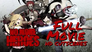 No More Heroes (Wii, Dolphin) All Cutscenes | Full Movie [HD]