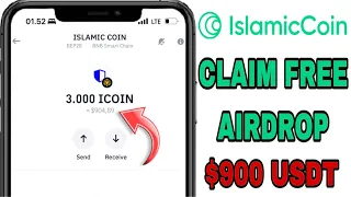 Claim Free Airdrop Islamic Coin ~ $904 USDT on Trustwallet