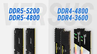 DDR5-5200/4800 vs DDR4-4800/3200 w/ i7-12700K + RTX 3080 Ti: Test in 10 games at Full HD [1080p]