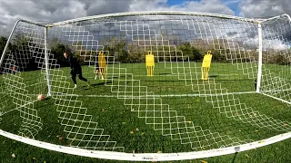 Syracuse University Men's Goalkeeper Training - Crosses and Angles Shots - 10-9-2023