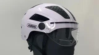 Велосипедний шолом ABUS Hyban 2.0 ACE Polar White