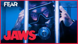 Hooper In The Shark Cage | JAWS (1975)