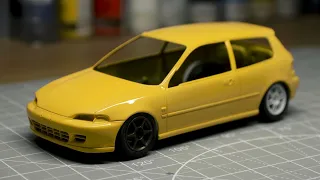 Building Your First Scale Model Car: Painting the Body