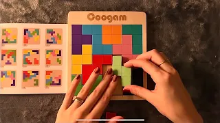 ASMR - Wooden Puzzle (1) - Clicky Whispers