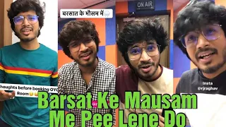 Barsat Ke Mausam Me | Abhi Jinda Hu To Ji Lene Do Bhari Barsat Me Pee Lene Do | Rj Raghav Insta reel