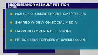 Student charged after Antioch teacher pepper-sprayed