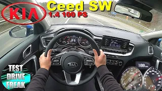 2019 Kia Ceed Sportswagon 1.4 L 100 PS TOP SPEED AUTOBAHN DRIVE POV