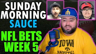 Sunday Morning Sauce NFL Picks Week 5 Live | Kyle Kirms Picks & Predictions | The Sauce Network