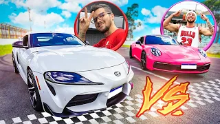 RAACHA - SUPRA vs PORSCHE 911  !! Qual ganha ?? 😱