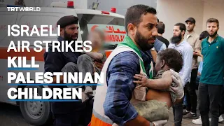 Israeli air strikes take toll on Palestinian children