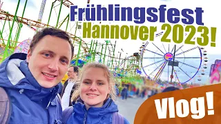 Die neueste mobile Achterbahn in Deutschland! 🎢 | Frühlingsfest Hannover Vlog 2023