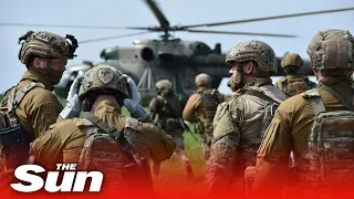 LIVE: NATO and Latvian troops perform military drills at Adazi military base
