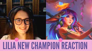 Lilia New Champion Reaction + Abilities | Melody Reacts [LoL] [S10] 🌸